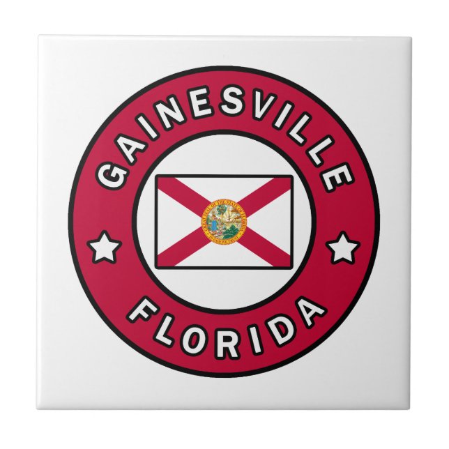 Gainesville Florida Fliese (Vorderseite)