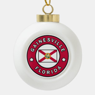 Gainesville Florida Keramik Kugel-Ornament