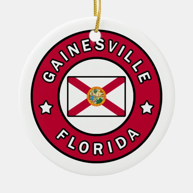 Gainesville Florida Keramik Ornament (Vorne)
