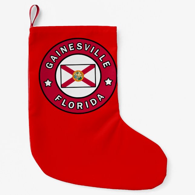 Gainesville Florida Kleiner Weihnachtsstrumpf (Vorderseite)
