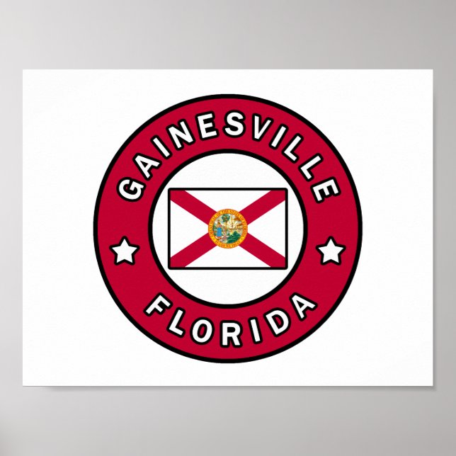 Gainesville Florida Poster (Vorne)