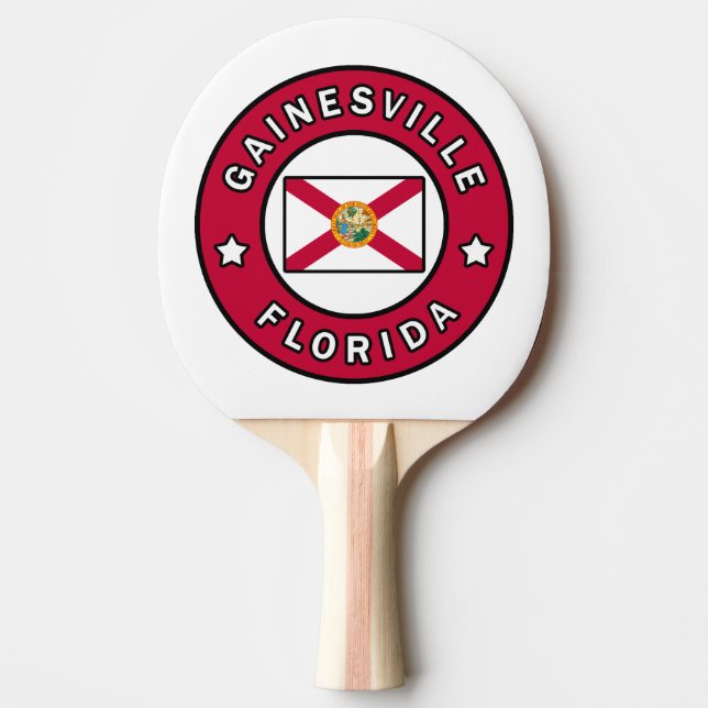 Gainesville Florida Tischtennis Schläger (Vorderseite)