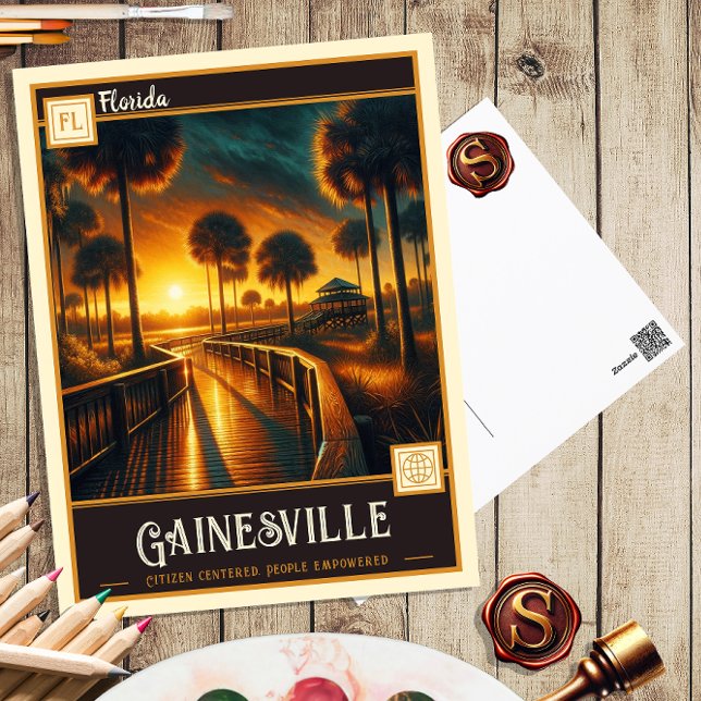 Gainesville, Florida | Vintage Postkarte (Von Creator hochgeladen)