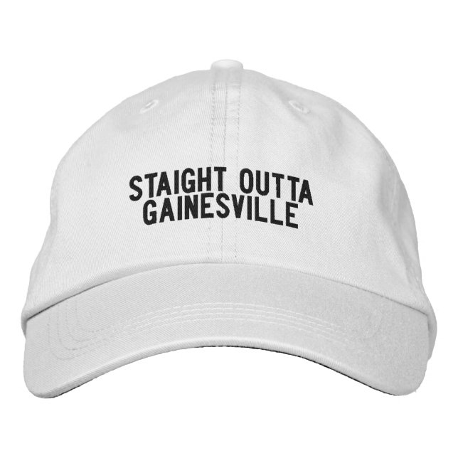 Gainesville Virginia Hat Bestickte Baseballkappe (Vorderseite)