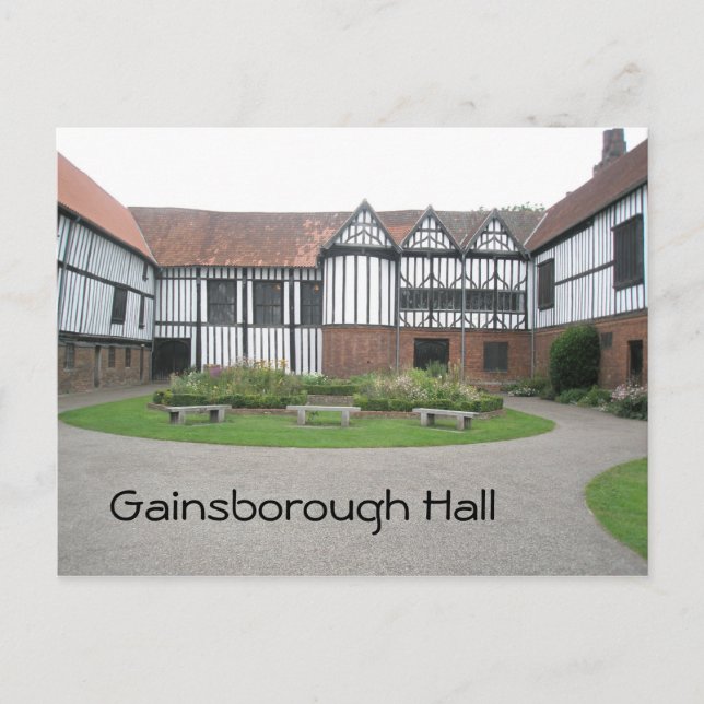 Gainsborough Hall Postkarte (Vorderseite)