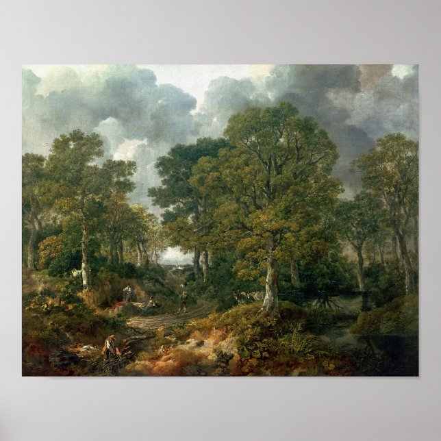 Gainsborough's Forest, c.1748 Poster (Vorne)