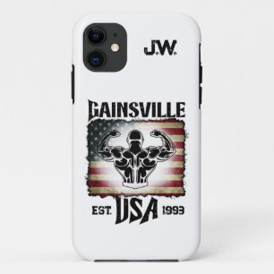 Gainsville USA Double Biceps Pose Bodybuilder Case-Mate iPhone Hülle