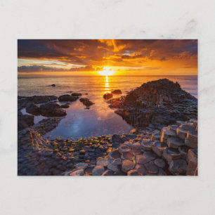 Gaint´s  Causeway in Irland Postkarte