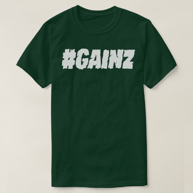 Gainz Hashtag T-Shirt (Design vorne)