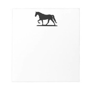 Gaited Pferdenotizblock Notizblock