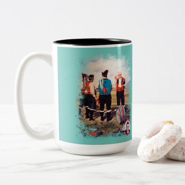 Gaiteros Zweifarbige Tasse (Mit Donut)