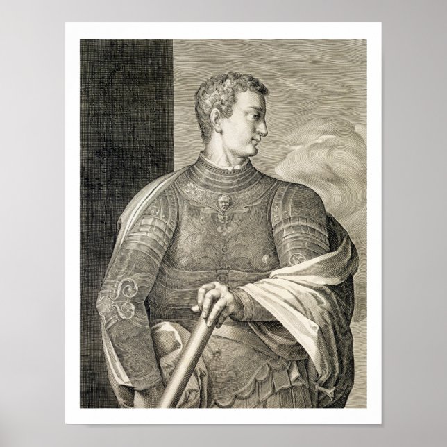 Gaius Caesar 'Caligula' (12-41 n.Chr.) Kaiser von  Poster (Vorne)