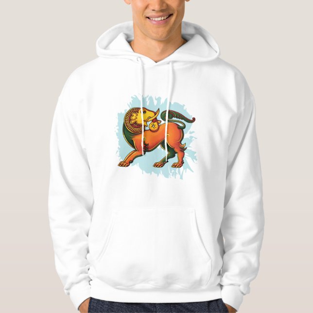 Gajasinha – Mythical Guardian of Strength Hoodie (Vorderseite)