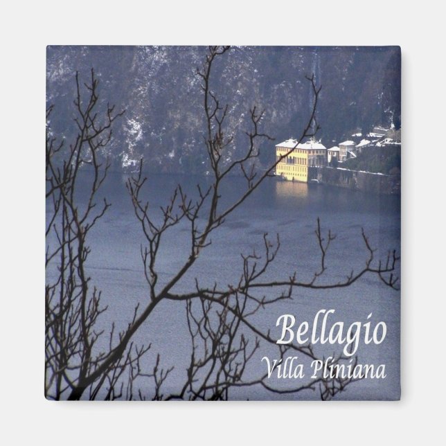 GAL011 BELLAGIO, Comer See, Italien, Kühlschrank Magnet (Vorne)