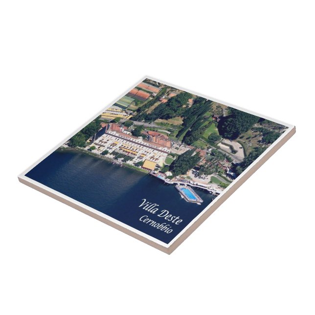 GAL025 CERNOBBIO, Comer See, Italien, Fliese (Seite)