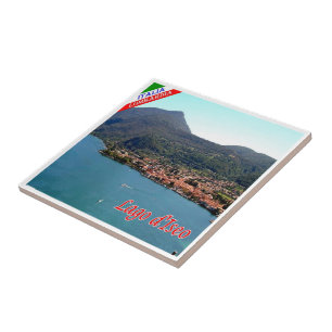 GAL071 LAKE ISEO Panorama, Italien, Fliese