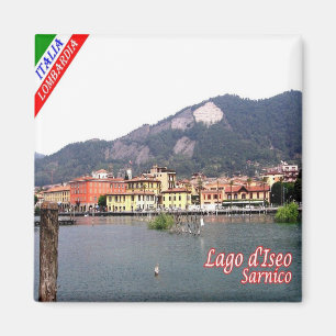 GAL107 SARNICO, Lake Iseo, Italien, Kühlschrank Magnet