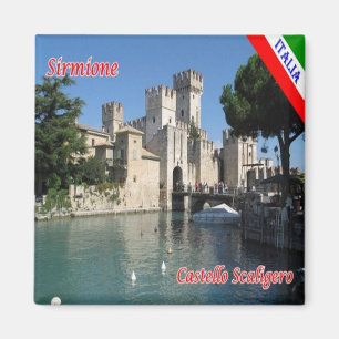 GAL112 SIRMIONE Gardasee, Castle Scaligero, Magnet