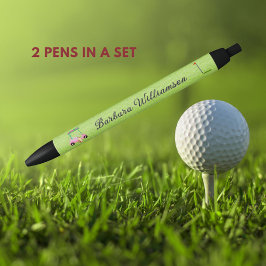 Gal Pink Cart Flag Personalisierter Name Pen Kugelschreiber