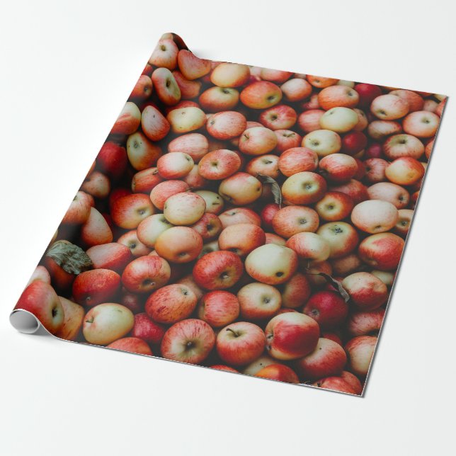 GALA APPLES GESCHENKPAPIER (Ungerollt)