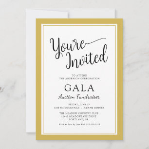 Gala-Auktions-Fundraiser-Unternehmensfeier Einladung