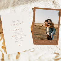 GALA Boho Terracotta Celestial Star Foto Wedding