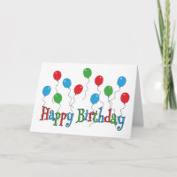 Gala der lustigen Ballons Alles Gute zum Geburtsta