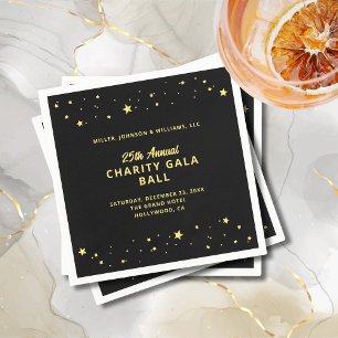 Gala Event Wohltätigkeit Ball Elegante Highlights Serviette