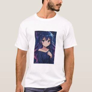 Galactic Anime Dream - Design kosmischer T - Shirt