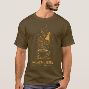 Galactic Brew - Interstellar Coffee seit 1961 T-Shirt