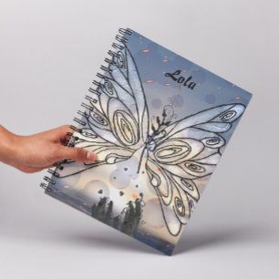 Galactic Butterfly Notizblock