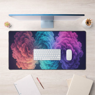 Galactic cloud design desk mat schreibtischunterlage