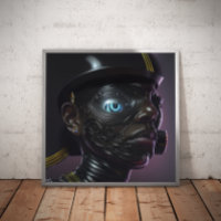 Galactic Cyborg Poster