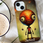 Galactic Explorer Personalisiert Robot Space Odyss Case-Mate iPhone Hülle<br><div class="desc">Ein Universum der Vorstellungskraft mit dem "Galaktischen Explorer" | Odyssey Case, Personalisierter Roboter Space." Dieses Handy-Gehäuse verfügt über ein kurioses Roboter-Abenteurer-Set vor einem Hintergrund von entfernten Planeten und Sternen, perfekt für Weltraumfans und Fans des Außerirdischen. Passen Sie diese interstellare Begleiterin mit Ihrem eigenen Namen an, um eine einzigartige, persönliche Touch...</div>