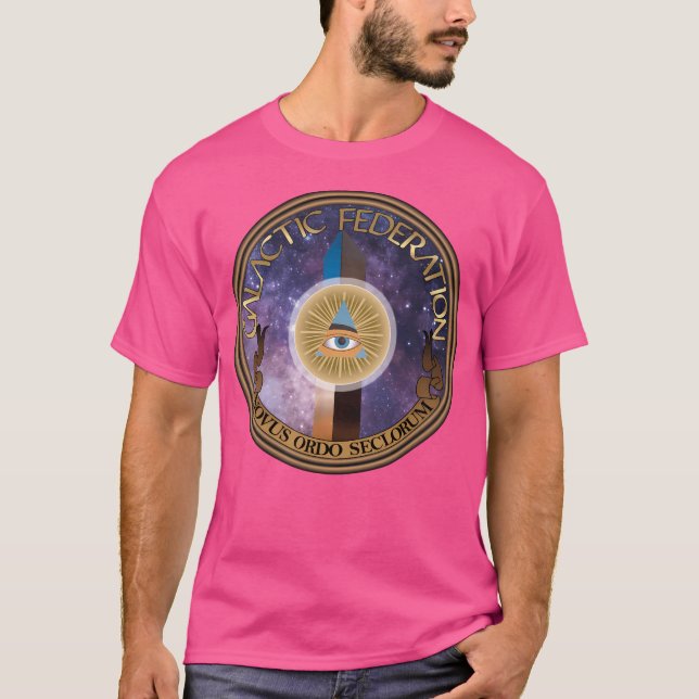 Galactic Federation - Alien Alliance - Funny Viral T-Shirt (Vorderseite)