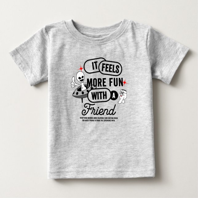 Galactic Friends Space | Baby T-shirt (Vorderseite)