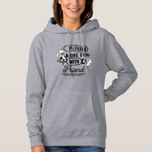 Galactic Friends Space | Damen Hoodie (Vorderseite)