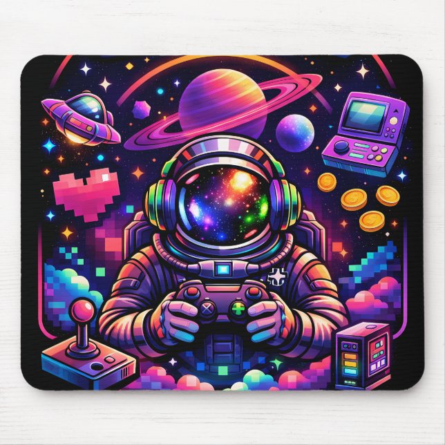 Galactic gamer by me  mousepad (Vorne)