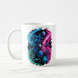 Galactic Graffiti - Street Art Kaffeetasse