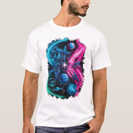 Galactic Graffiti - Street Art T-Shirt