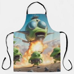 Galactic Kitchen Adventures Seltsame Alien Invasio Schürze