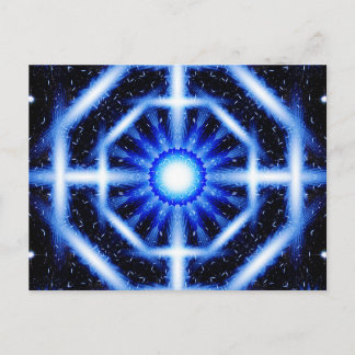 Galactic Octagon Mandala Postkarte