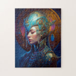 Galactic Queen Science Fiction Fantasy Puzzle<br><div class="desc">Fantasy Art Produkte von The Lunarium.</div>