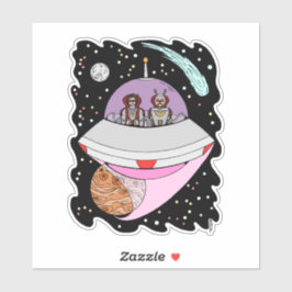 Galactic Road Trip 2018 Aufkleber