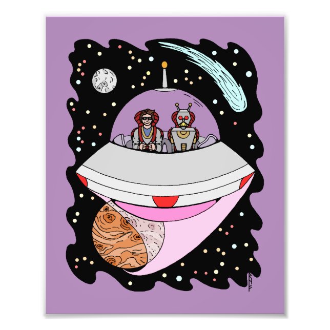Galactic Road Trip 2018 Fotodruck (Vorne)