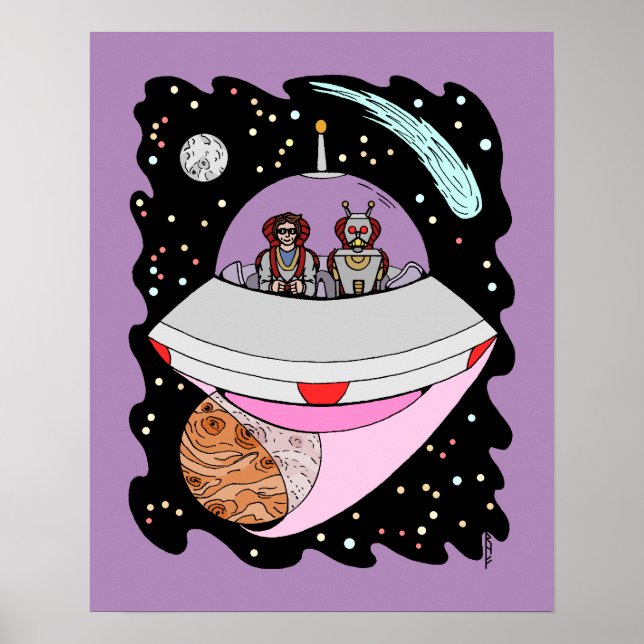 Galactic Road Trip 2018 Poster (Vorne)