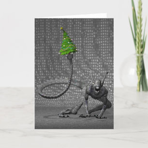 Galactic Santa Claus Feiertagskarte