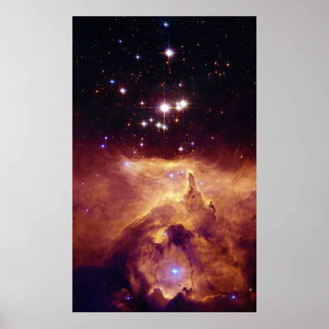 Galactic Star Cluster NGC 6357 Poster (Vorne)