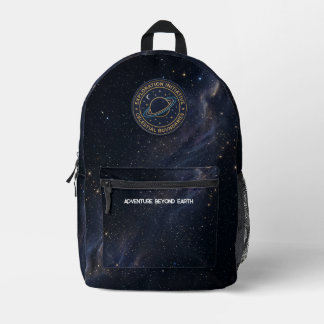 Galactic Stars & Space Explorer Backpack Bedruckter Rucksack