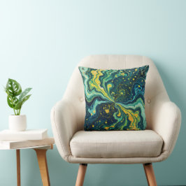 Galactic Swirls in Vivid Colors 1 Kissen